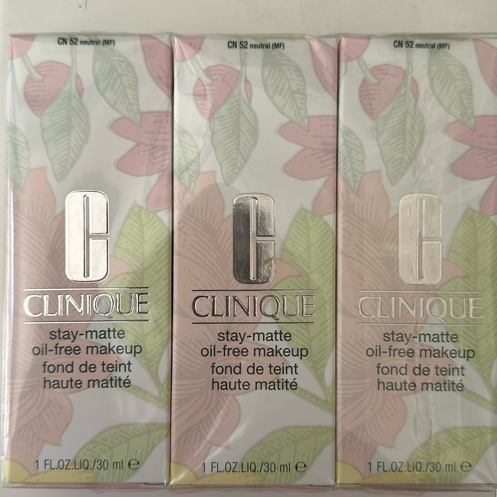 Clinique stay-matte oil-free makeup CN52 neutral(mf)